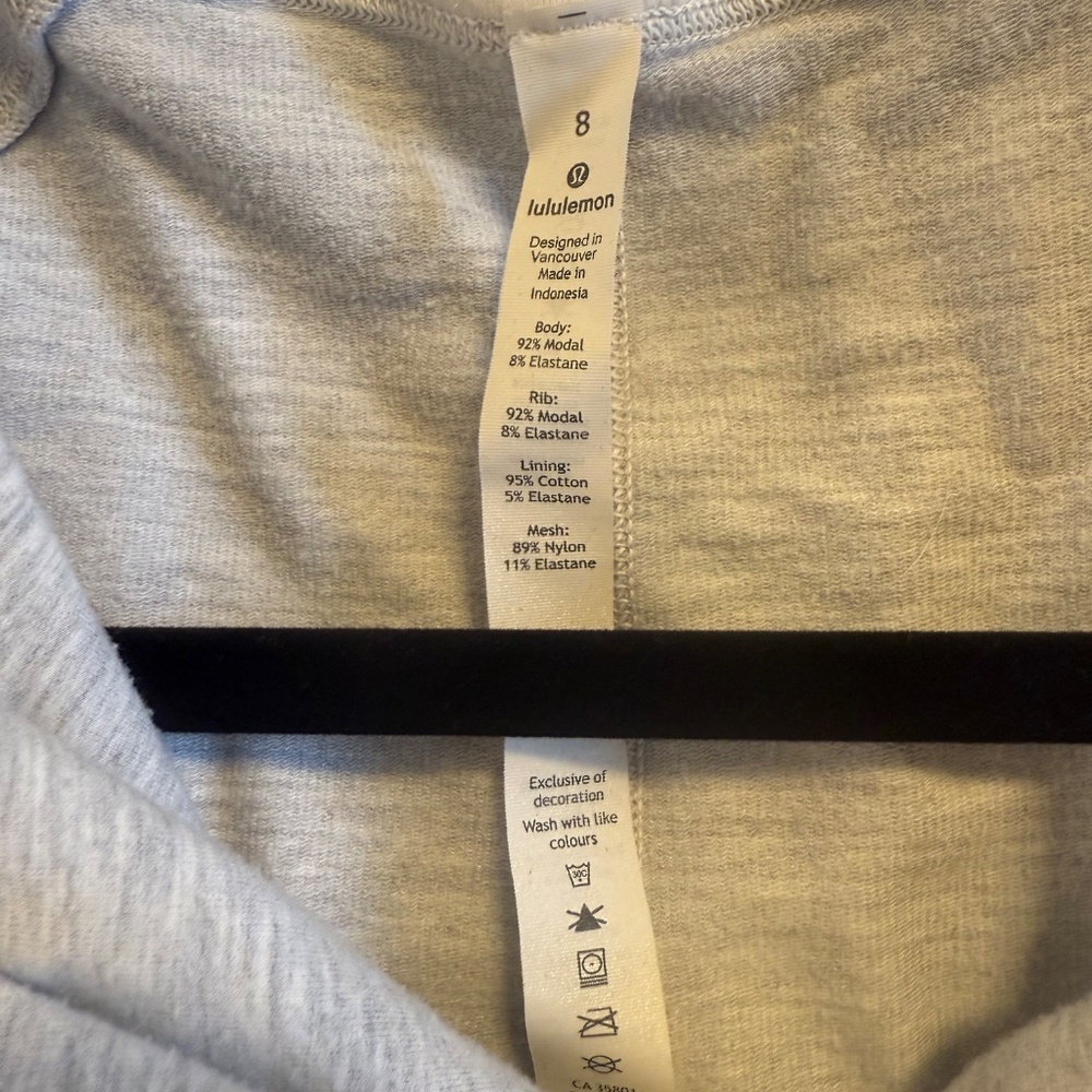 Lululemon Light Grey Jacket, Coat - Picture 2 of 5